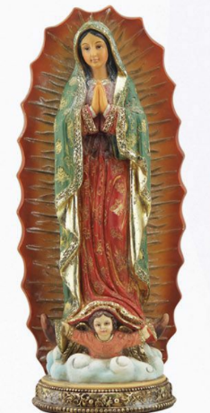 Cerámica: Virgen de Guadalupe