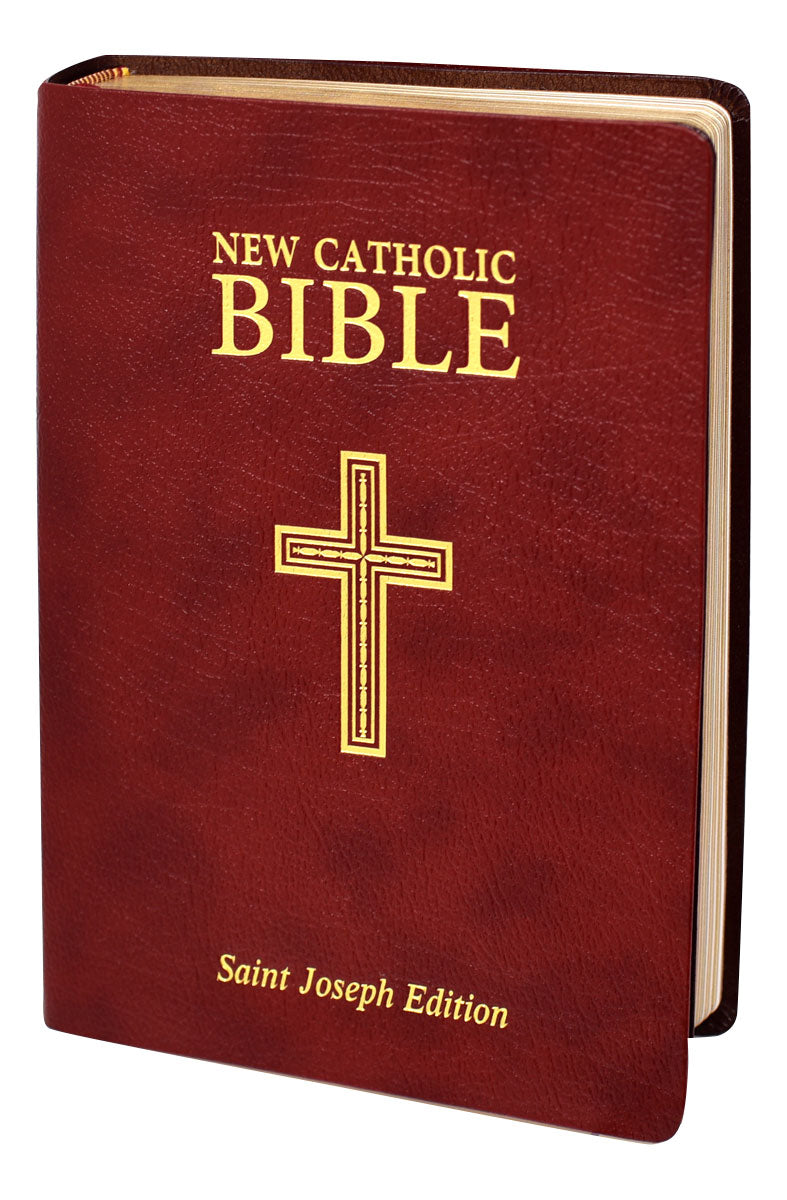 San Joseph New Catholic Bible - Red