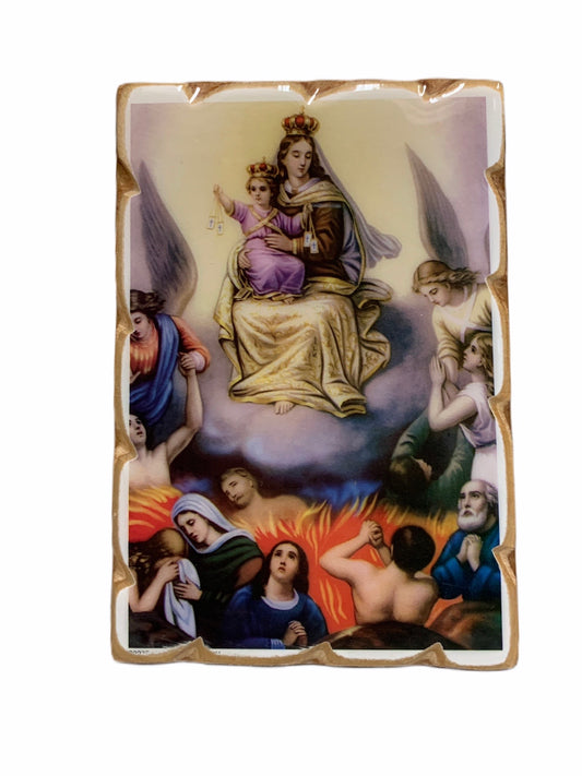 En Santa Maria del Monte tienda católica nuestra meta es evangelizar y nuestros productos nos ayudan a hacerlo, por eso te presentamos este retablo de La Virgen del Carmen en nuestra sección  de Arte Sacro. Disfrútalo y ayúdanos a  llevar el mensaje de Cristo.   Nuestros productos hablan por sí solos