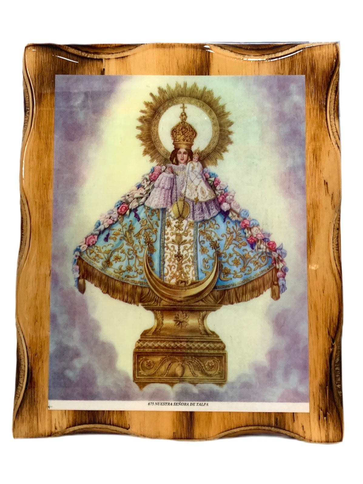 Cuadro liso Nuestra Señora de Talpa 8 x 10