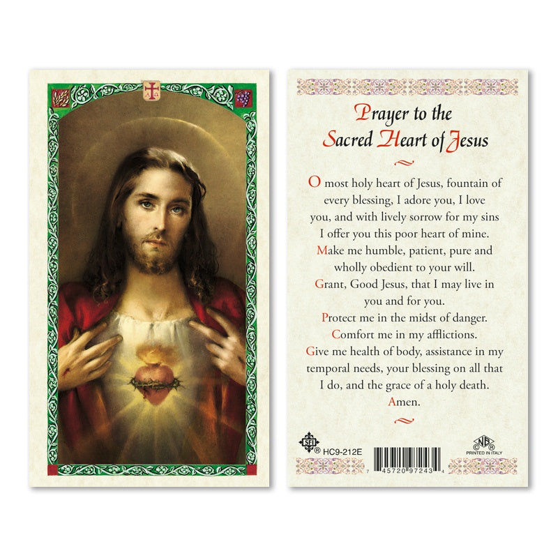 Sagrado Corazón/Sacred Heart of Jesus - Estampa/Holy Card