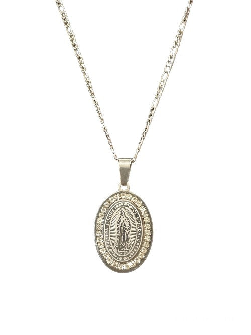 Medalla Virgen de Guadalupe - Acero